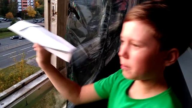 Способ как сделать бумажный самолётик, который долго летает (оригами) смотреть онлайн
