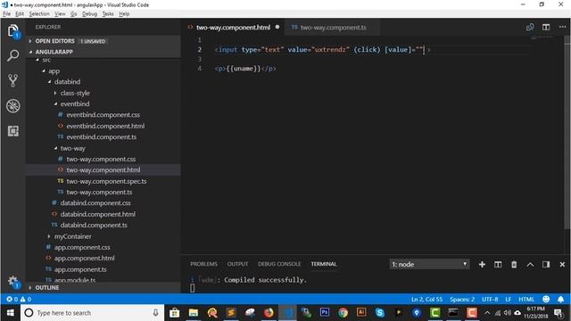 Two Way Data Binding in Angular | [(ngModel)] | Angular 6 Tutorial in Hindi(2019) [#10] смотреть онлайн