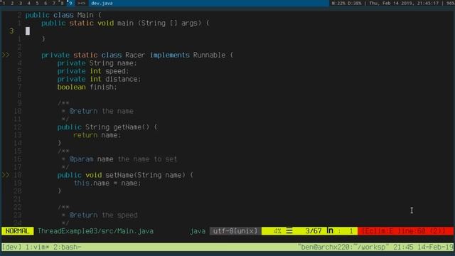 Java - Threading & Inner Class demonstration of a newbie смотреть онлайн