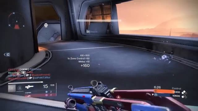 Destiny. B-Line Trauma Crucible Fast Fire Scout Rifle Review. PVP Game Play. смотреть онлайн