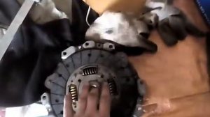 Народный способ центровки сцепления клеем. Что-то пошло не так)))