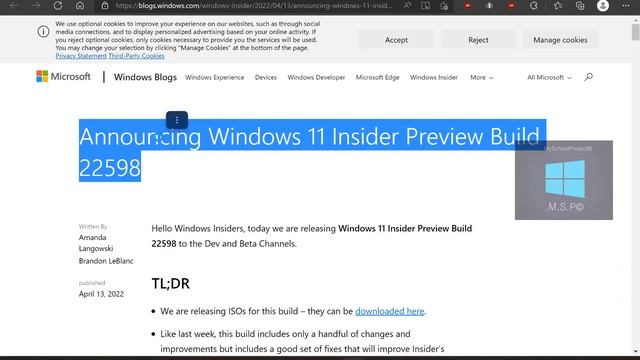 Installing Windows 11 Insider Preview Build 22598.1 DEV & Beta Channel смотреть онлайн