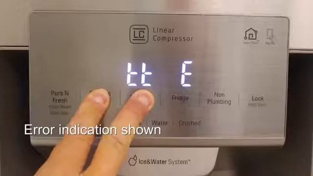 LG Fridge Display Error Code.