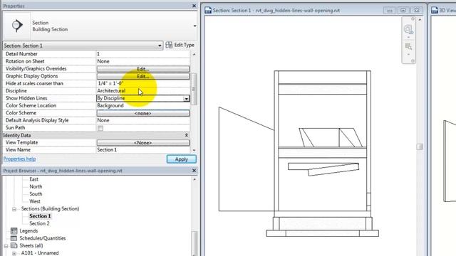 Autodesk Revit: Control Hidden Lines смотреть онлайн