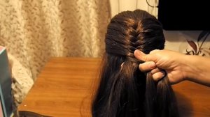 Коса Колосок ( рыбий хвост ).Hair Braid «Fish Tail» Автор Капралова Ольга