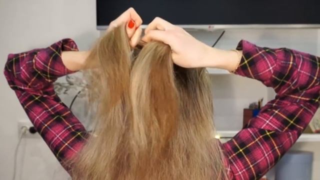 Как плести вывернутую косу ♥ Обратная французская коса ♥ Reverse French braid смотреть онлайн