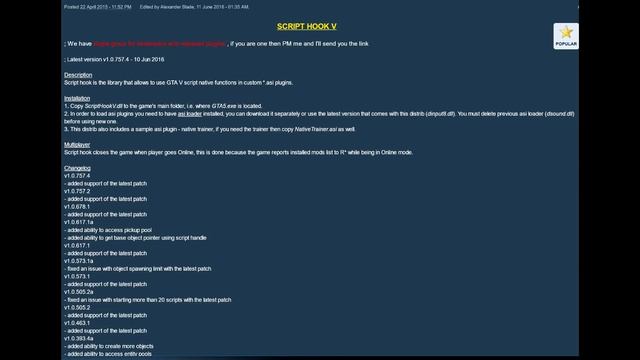 Script Hook V Critical Error смотреть онлайн