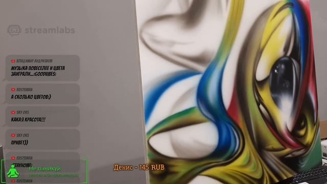 Аэрография (часть3) Абстракция , полёт фантазии ИЗОизоляция/ Airbrushing. Art