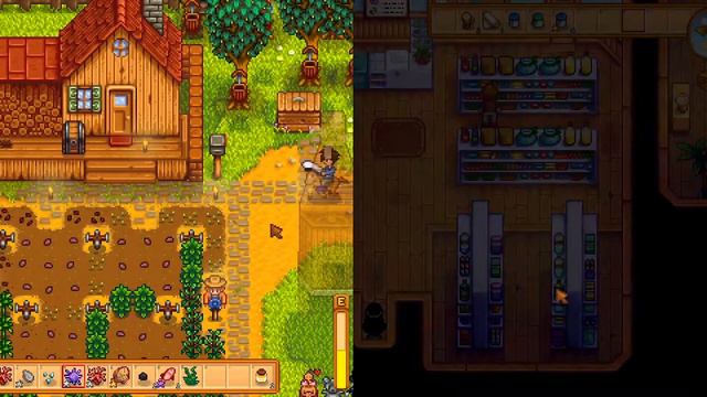 #52 Как найти Золотую косу. Подарок Алексу. Stardew Valley Кооператив Прохождение смотреть онлайн
