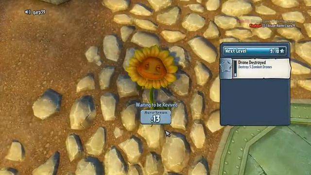Играем за солнышко( подсолнух ) в Plants vs. Zombies: Garden Warfare смотреть онлайн