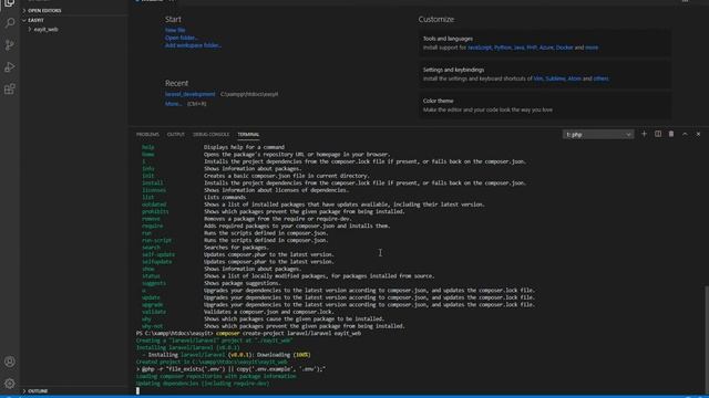 Install Laravel 8 ( Composer install,Project Create,Database Migrations,Run Project ) | Easy IT смотреть онлайн