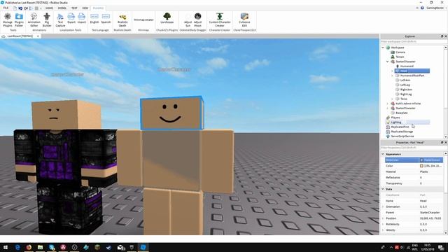 [Roblox Studio] How To Spawn As A Custom Character [Tutorial] смотреть онлайн