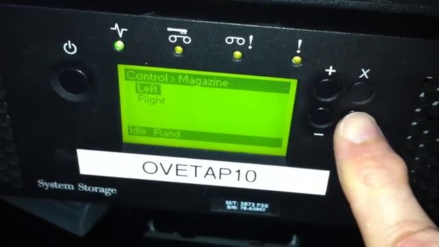 How to open left magazine on IBM ts3100 смотреть онлайн