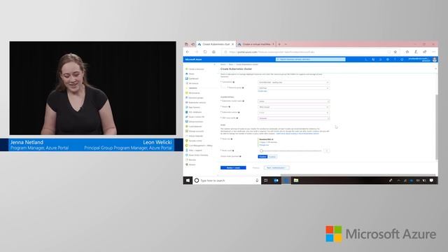 How to create an Azure Kubernetes Service cluster in the Azure Portal | Azure Portal Series смотреть онлайн