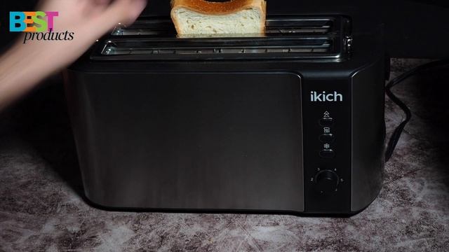 IKICH 4 Slice Stainless Steel Toaster Unboxing and Test смотреть онлайн