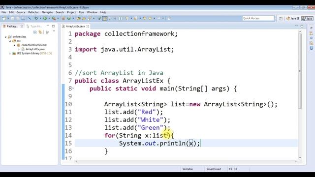 How to Sort ArrayList in Java | Java ArrayList sort() | ArrayList in Java смотреть онлайн