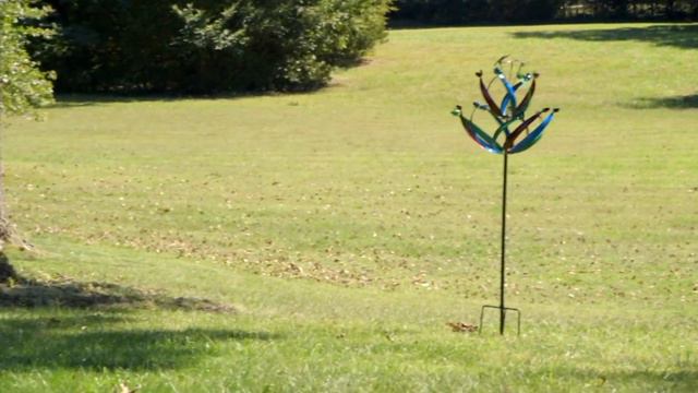 Plow & Hearth Lotus with Flying Friends Wind Spinner on QVC смотреть онлайн