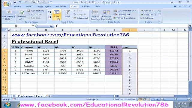 [Microsoft Excel] How to Insert Multiple Rows смотреть онлайн