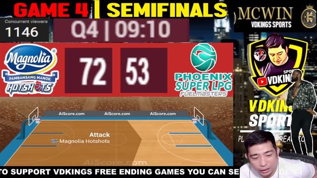 MAGNOLIA VS PHOENIX GAME 4 | PBA LIVE PLAY-BY-PLAY REACTION смотреть онлайн