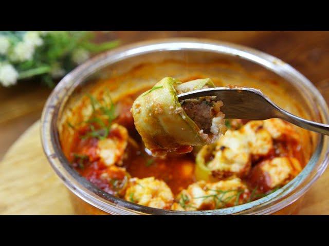 Кабачки на Ужин! Оригинальное Исполнение, а продукты Самые Обычные! Необычная Запеканка к Ужину смотреть онлайн