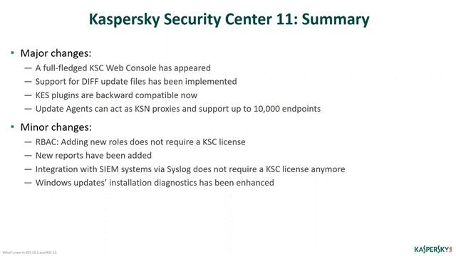 Was ist neu bei Kaspersky Endpoint Security for Windows 11 1 смотреть онлайн