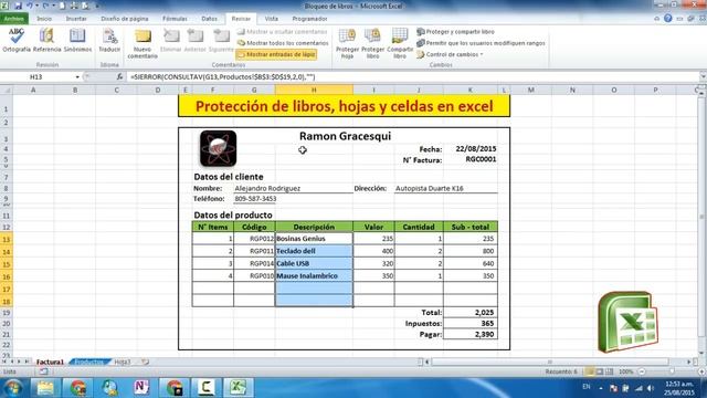 Cómo Proteger tus datos en Libros, hojas y celdas de Excel para que nadie los modifique смотреть онлайн