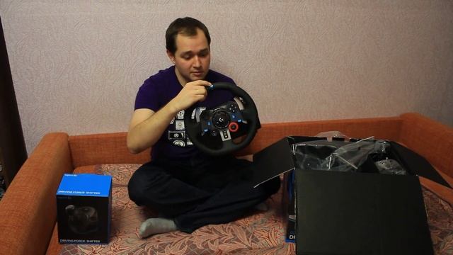 Распаковка спортивного руля Logitech G29/ Logitech G29 Racing Wheel Unboxing