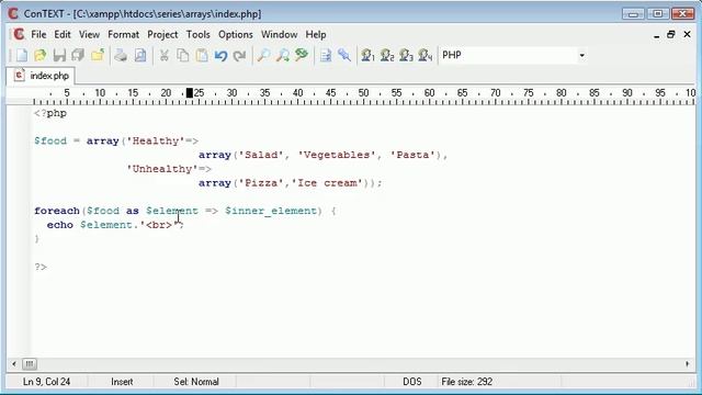 Beginner PHP Tutorial - 41 - for each Statement смотреть онлайн