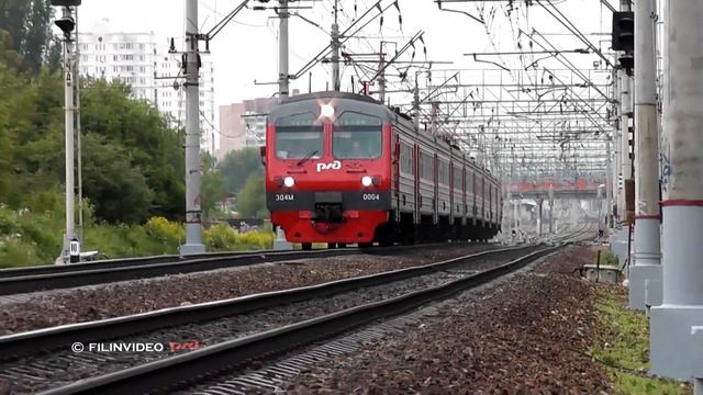 Электропоезд ЭД4М-0004 Подольск - Кутузовская смотреть онлайн