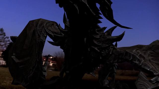 Boujou Tracking Test: Alduin Skyrim dragon animation and compositing 3D Studio Max and After Effect смотреть онлайн