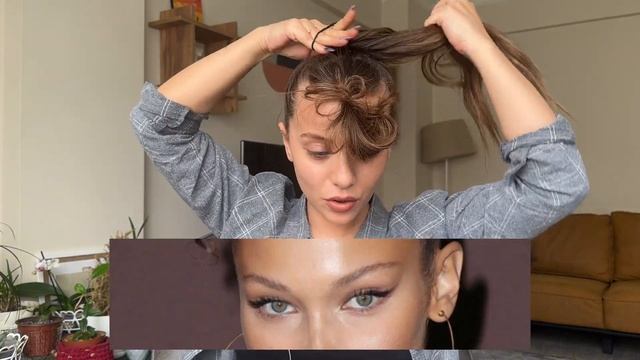 BELLA HADID KIVIRCIK TOPUZU YAPTIM! Bella Hadid Saç-Makyaj ? смотреть онлайн