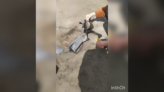 Чистка(правильна) Глушника-Глушителя 2 х тактного скутера. смотреть онлайн