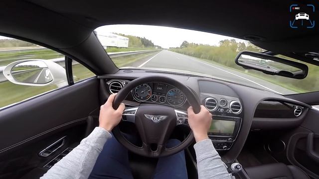Bentley Continental GT STOCK 507HP vs 675HP TUNED • ACCELERATION & AUTOBAHN POV by AutoTopNL смотреть онлайн