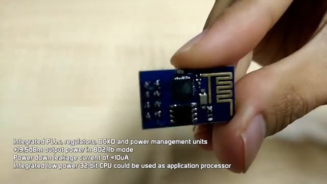 ESP8266 ESP-01 WiFi IOT Arduino IDE Compatible Module Overview смотреть онлайн