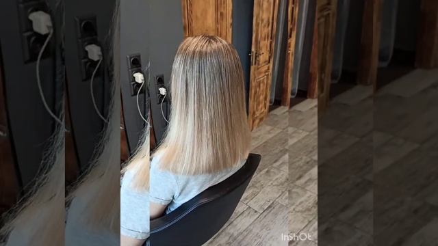 Окрашивание волос в технике Airtouch Hair Coloring #airtouch#haircoloring #окрашиваниеволос #стрижк