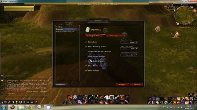 World of Warcraft Dominos Addon tutorial смотреть онлайн