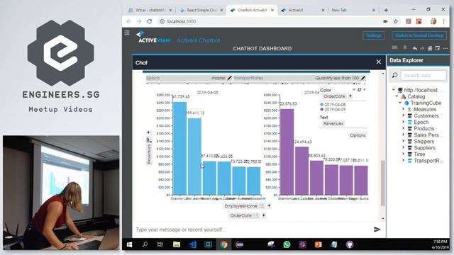 Interfacing an OLAP cube with a React.JS chatbot - SingaporeJS смотреть онлайн