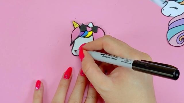 DIY ИДЕИ МИЛЫХ РЕГУЛИРУЕМАЫХ СУМОК ДЛЯ РУЧЕК - ИДЕИ «СНОВА В ШКОЛУ» - Пенал Единорог и Дунат смотреть онлайн