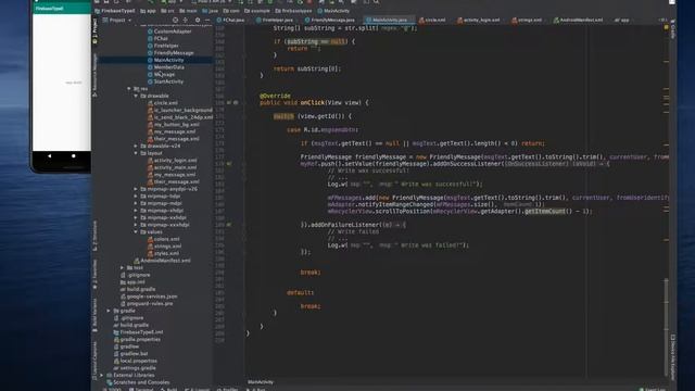 Make a Firebase Chat app Android for java смотреть онлайн