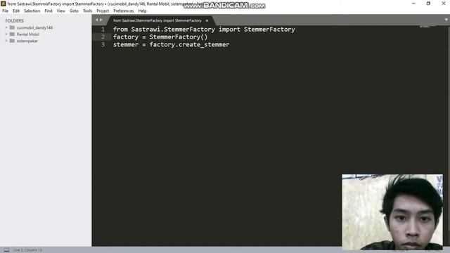 Tutorial install python, install library Nltk dan install sastrawi dengan mencoba stemming смотреть онлайн