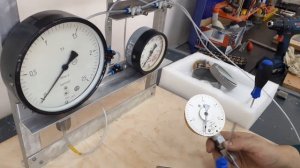 Калибровка(настройка) манометра после ремонта.