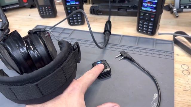 Anytone 878 Bluetooth ptt Peltor Comtac V смотреть онлайн