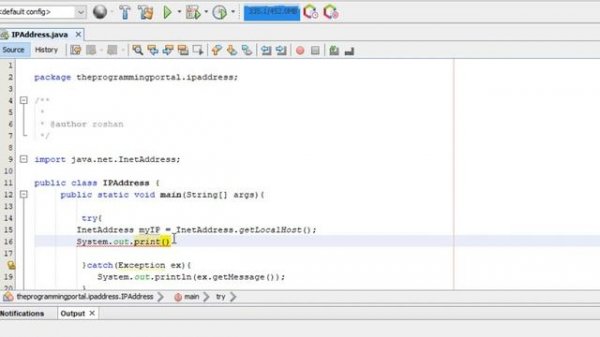 Java program to get IP address and Hostname