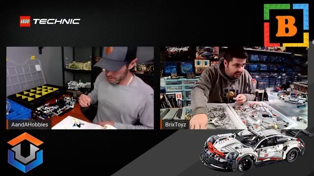 Thursday Stream with Brix Toyz | Technic Porsche 911 RSR | First Technic Set? смотреть онлайн
