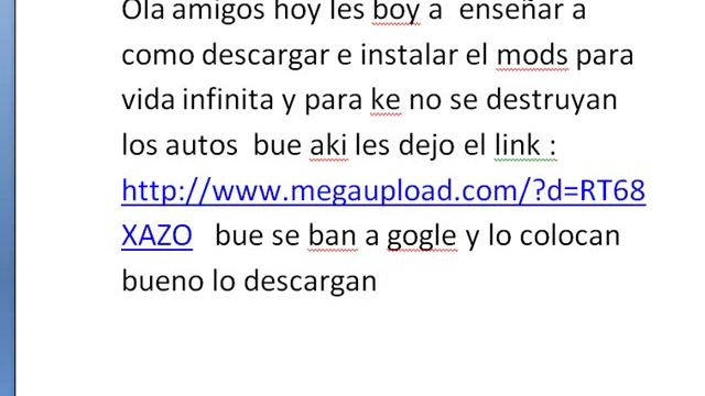 como descargar mods para tener vida infinita en gta смотреть онлайн