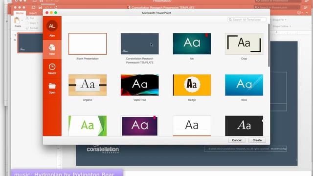 Installing A Custom Template In PowerPoint 2016 for Mac смотреть онлайн