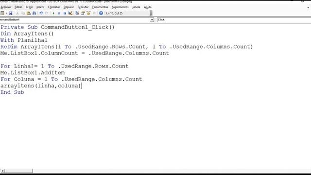 LISTBOX COM MAIS DE 10 COLUNAS смотреть онлайн