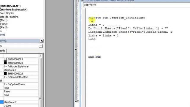 Vídeo Aula 07 - Transferindo Dados entre Listbox em formulário no excel VBA смотреть онлайн