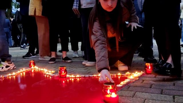 Свеча Памяти в Лазаревском. Вспомним всех, кто приблизил День Победы 45го. смотреть онлайн