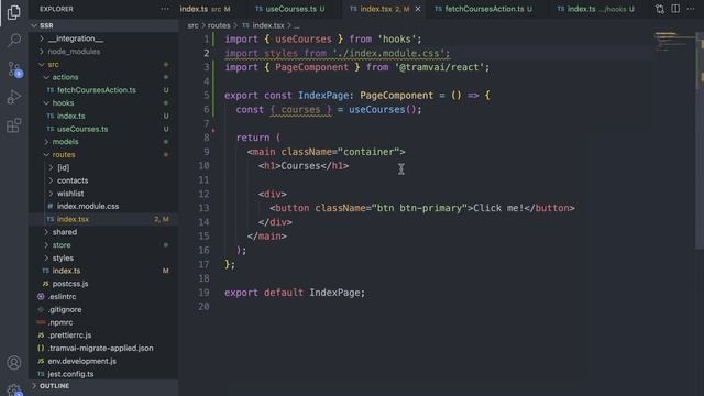 Создаем сайт c нуля используя Server-Side Rendering | Часть 2 | React | Tramvai | SSR | Bootstrap смотреть онлайн